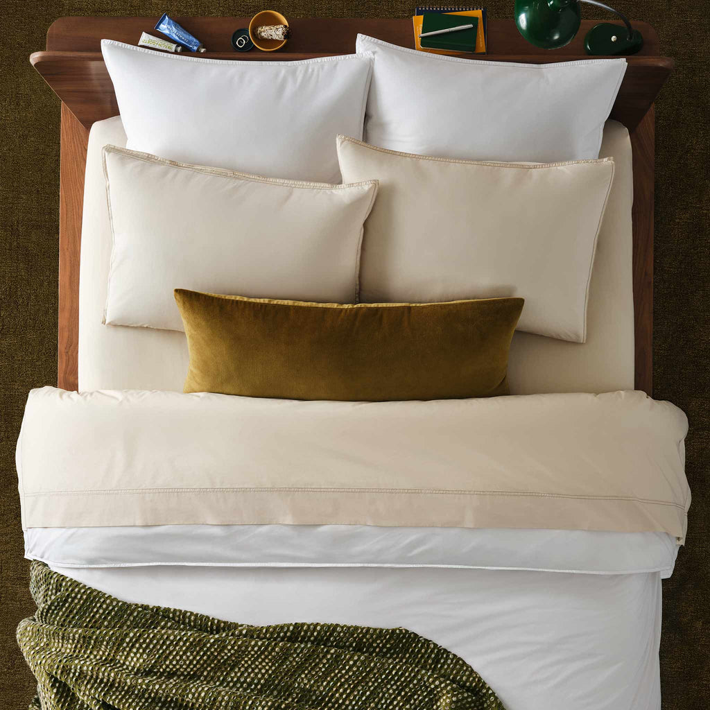 Set of 2 Washed Classic Percale Core Sheet Set Bundle