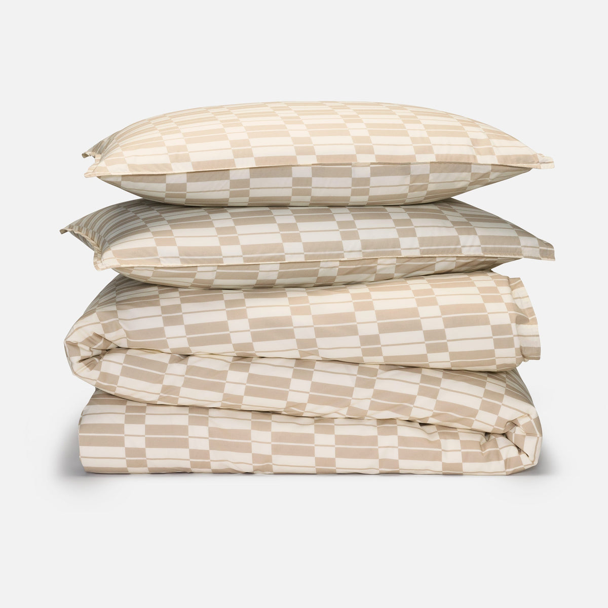 Washed Classic Percale Duvet Set