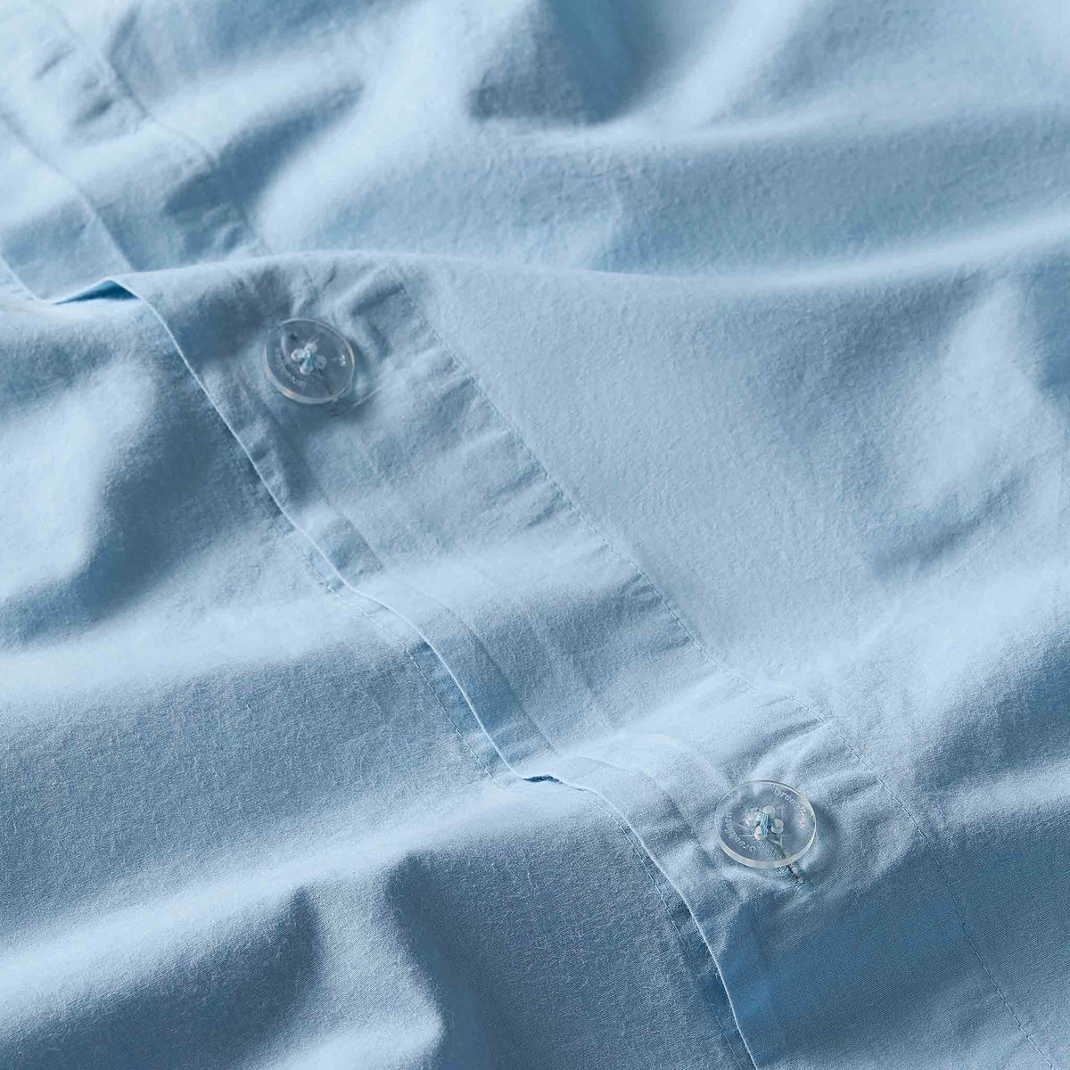 Washed Classic Percale Duvet Set